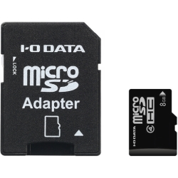 Class 4Ή microSDHC[J[h(SD[J[hϊA_v^[t) 8GB EX-MSDC4/8G