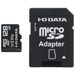 UHS-I UHSスピードクラス3/Video Speed Class 30対応 microSDメモリーカード 128GB MSDU13-128G