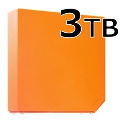 USB3.0/2.0Ή Otn[hfBXN 3TB Sunset Orange EX-HD3ELOR