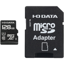 UHS-I UHS スピードクラス1対応 microSDXCメモリーカード(SDカード変換アダプター付き) 128GB MSDU1-128GR