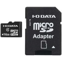 Class 4対応 microSDHCメモリーカード 16GB SDMCH-W16GR