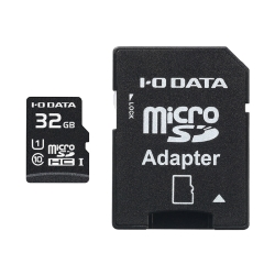 UHS スピードクラス1対応 microSDHCメモリーカード(SDカード変換アダプター付き) 32GB EX-MSDU1/32G