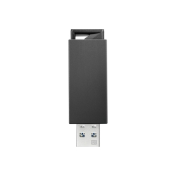 USB3.1 Gen1(USB3.0)/2.0対応 USBメモリー 128GB ブラック U3-PSH128G/K