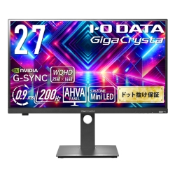Q[~OtfBXvC 27^/2560×1440/HDMI(HDCP 2.3)×2ADisplayPort(HDCP 2.2)×1/ubN/Xs[J[F/200HzΉMini LED̗pI/WQHD/uP_ۏ؁v