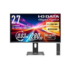 Q[~OL@ELfBXvC 27^/2560×1440/HDMI(HDCP 2.3)×2ADisplayPort(HDCP 2.2)×1/ubN/Xs[J[F/QD-OLED̗pň|IȐFN₩!/280HzWQHD