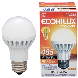 (ECOHiLUX) LED電球 電球色 485lm LDA7L-H-V11