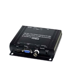 ジョブル 4K対応 AHD/HD-TVI/HDCVI/コンポジット映像→HDMI・VGA・コンポジット映像コンバーター AD001HD4-4K