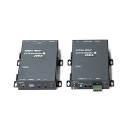 ジョブル HDMI・赤外線・RS232C CAT6長距離伝送器(4K 60Hz・音声分離出力対応) HE03-4K6G