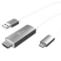 USB-C to 4K60 HDMI&Type-AdϊP[u JCC154G