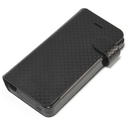 Leather Battery Case for iPhone5 Black Square YJ-H60-BS