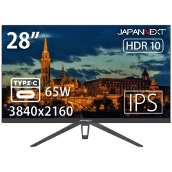 28型/3840×2160/HDMI Type-C /ブラック/スピーカー:あり JN-IPS28UHDRC65W