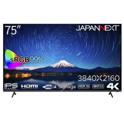 tfBXvC 75^/3840×2160/HDMI×3/ubN/Xs[J[FL/2Nۏ