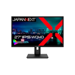 JAPANNEXT 液晶ディスプレイ 27型/2560×1440/DP×1、HDMI×1/ブラック