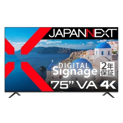 tfBXvC 75^/3840~2160/HDMI~3AUSB~1/ubN/Xs[J[L/2Nۏ JN-V750UHDR-U-H2 (JAPANNEXT)