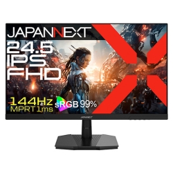 Q[~OtfBXvC 24.5^/1920×1080/HDMI×1ADP×1/ubN/Xs[J[/2Nۏ JN-IPS245G144F