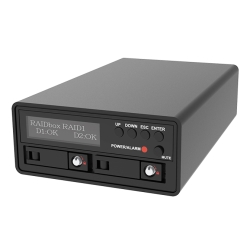 2 Bay UR2M-B32 with LCD display of M.2 NVMe SSD RAIDOtStorage M.2 SSD