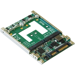 変換基板/mSATA SSD×2→2.5インチ(7mm)SATA SSD/RAID KRHK-MSATAX2/S7
