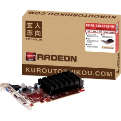 AMD Radeon R5 230 OtBbN{[h 1GB [vt@CΉf RD-R5-230-E1GB/HS