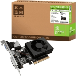 NVIDIA GeForce GT710 OtBbN{[h 2GB Low profileΉ 1Xbgt@f GF-GT710-E2GB/LP/P