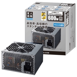 80PLUS STANDARD取得 ATX電源 600W KRPW-L5-600W/80+ 4988755-020626