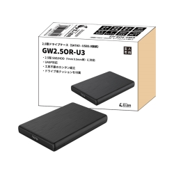 2.5^hCuP[X (SSD/HDDΉ SATA3-USB3.0ڑ) GW2.5OR-U3 4988755-041300