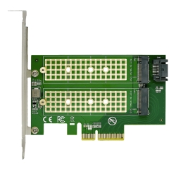 M.2݃{[h(M.2NVMe&M.2SATA SSD) M.2NVST-PCIE 4988755-067522