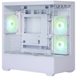 ���l�u��  KRC-mT01�V���[�Y Micro ATX�}�U�[�{�[�h�Ή� �K���X�p�l��(�t�����g�E���T�C�h)�̗p ARGB�t�@������ �s���[���XPC�P�[�X (�z���C�g)�@KRC-mT01W
