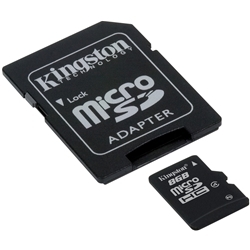 8GB microSDHCJ[h Class4 w/SD Adapter SDC4/8GB