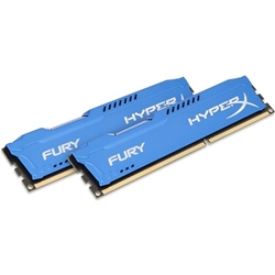 8GBx2 DDR3 1600MHz Non-ECC CL10 DIMM HyperX FURY Blue PC3-12800 HX316C10FK2/16