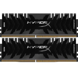 8GBx2 DDR4 3200MHz CL16 1.35V HyperX Predator Memory Black OC Unbuffered DIMM PC4-25600 HX432C16PB3K2/16