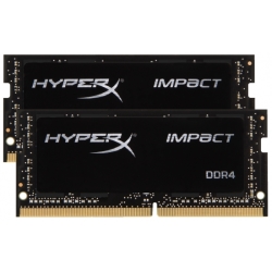 8GBx2 DDR4 3200MHz HyperX Impact OC Non-ECC CL20 1.2V Unbuffered SODIMM PC4-25600 HX432S20IB2K2/16