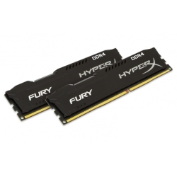 8GBx2 DDR4 3200MHz CL18 1.2V HyperX Fury Black OC Unbuffered DIMM PC4-25600 HX432C18FB2K2/16