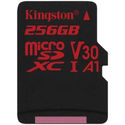 256GB microSDXCJ[h UHS-I speed class 3 (U3) 100R/80W SD Adapter SDCR/256GBSP