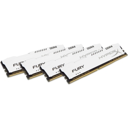 8GBx4 DDR4 2666MHz CL16 1.2V HyperX Fury White OC Unbuffered DIMM PC4-21300 HX426C16FW2K4/32