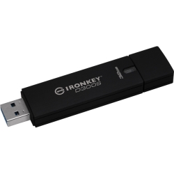 キングストン 32GB セキュリティUSB3.0メモリー IronKey D300S IKD300S 