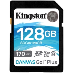 128GB SDXCJ[h Canvas Go! Plus Class 10 UHS-I U3 R:170MB/b W:90MB/b SDG3/128GB