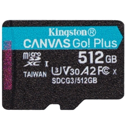 512GB microSDXCJ[h Canvas Go! Plus Class 10 UHS-I U3 170R/90W SDA_v^ SDCG3/512GBSP