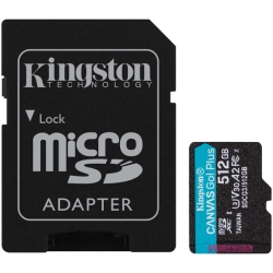 512GB microSDXCJ[h Canvas Go! Plus Class 10 UHS-I U3 170R/90W SDA_v^t SDCG3/512GB