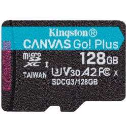 128GB microSDXCJ[h Canvas Go! Plus Class 10 UHS-I U3 170R/90W SDA_v^ SDCG3/128GBSP