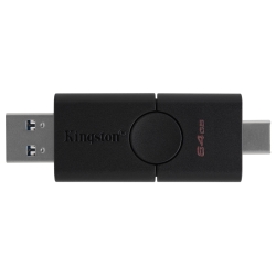 キングストン 64GB DataTraveler Duo USB 3.2 Gen1 + Type-C DTDE/64GB 