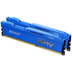 8GB DDR3 1600MHz CL10 DIMM (Kit of 2) FURY Beast Blue KF316C10BK2/8