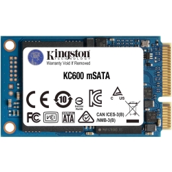 キングストン KC600 Series mSATA SSD 256GB 3D TLC 最大書込500MB/秒 ...