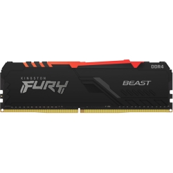 16GB DDR4 3200MHz CL16 DIMM FURY Beast RGB 1RX8 KF432C16BB1A/16