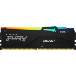 16GB DDR5 5200MT/s CL40 DIMM FURY Beast Black RGB XMP KF552C40BBA-16