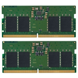 16GB DDR5 5600MT/s Non-ECC CL46 SODIMM (Kit of 2) 1Rx16 KVR56S46BS6K2-16