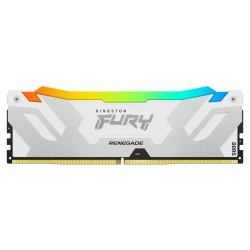 キングストン 16GB DDR5 8000MT/s CL38 DIMM FURY Renegade RGB White XMP KF580C38RWA-16