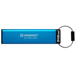 512GB USB Type-C IronKey Keypad 200C FIPS 140-3 Lvl 3 AES-256 IKKP200C/512GB