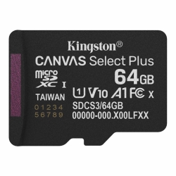 64GB microSDXC Canvas Select Plus Gen3 100MB/s A1 Card A_v^