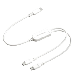 USB�[�d�������P�[�u�� �������z1.2m C-C&C PD100W WH