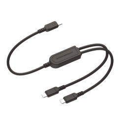 USB�[�d�������P�[�u�� �������z1.2m C-C&C USB-PD�Ή� 100W �u���b�N